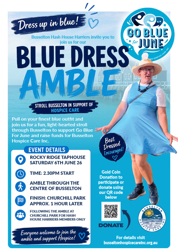 Blue Dress Amble