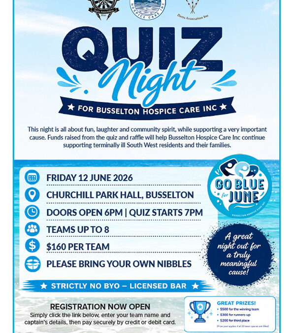Quiz Night for Busselton Hospice Care Inc